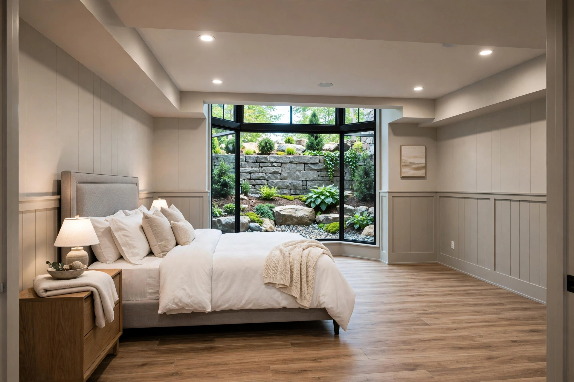 After photo,  Basement Bedroom Conversion in Woodmore, by Bowie Egress Windows Company