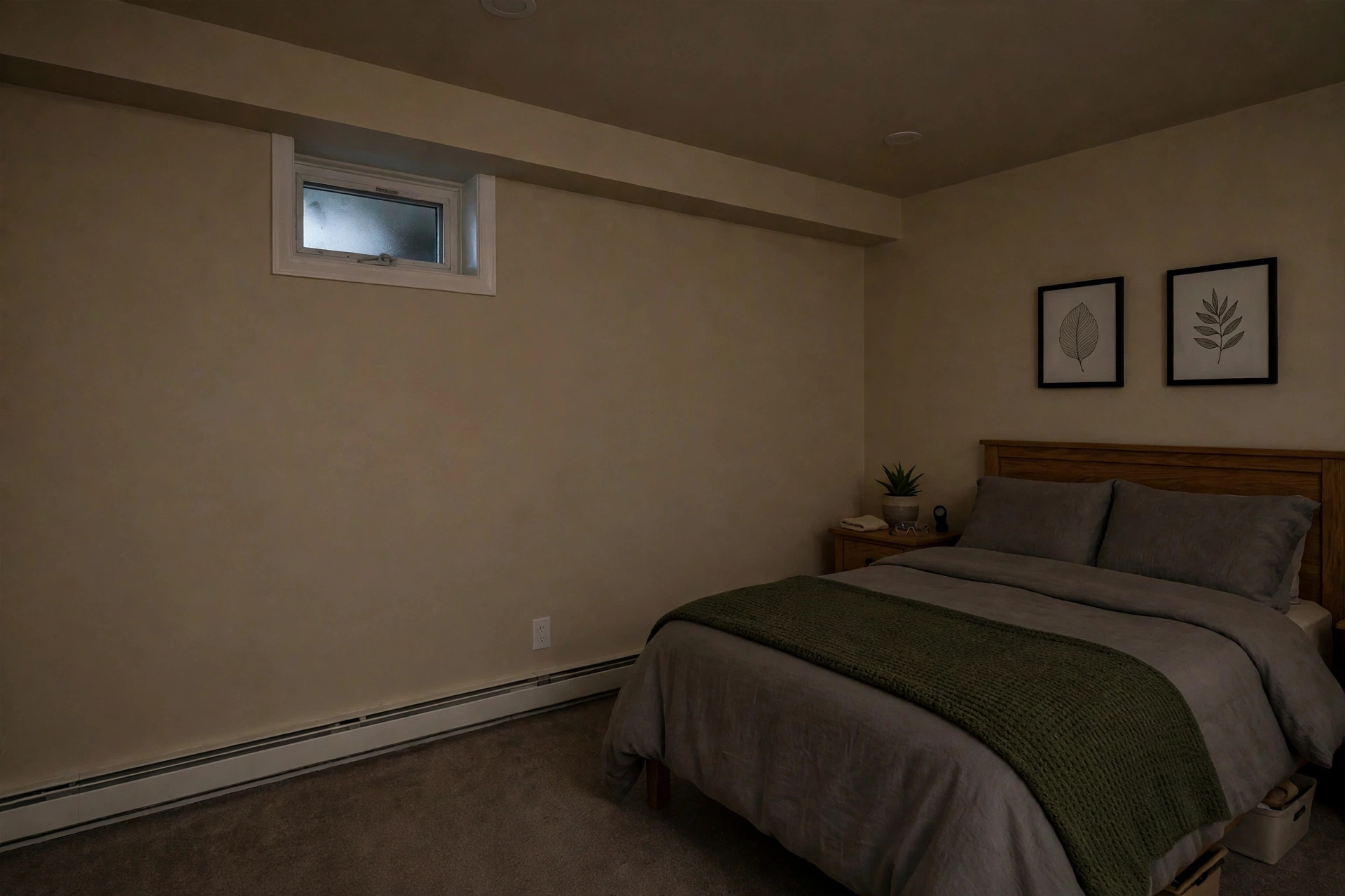 Before photo,  Code Compliance Inspections for Finished Basements in Belair, by Bowie Egress Windows Company