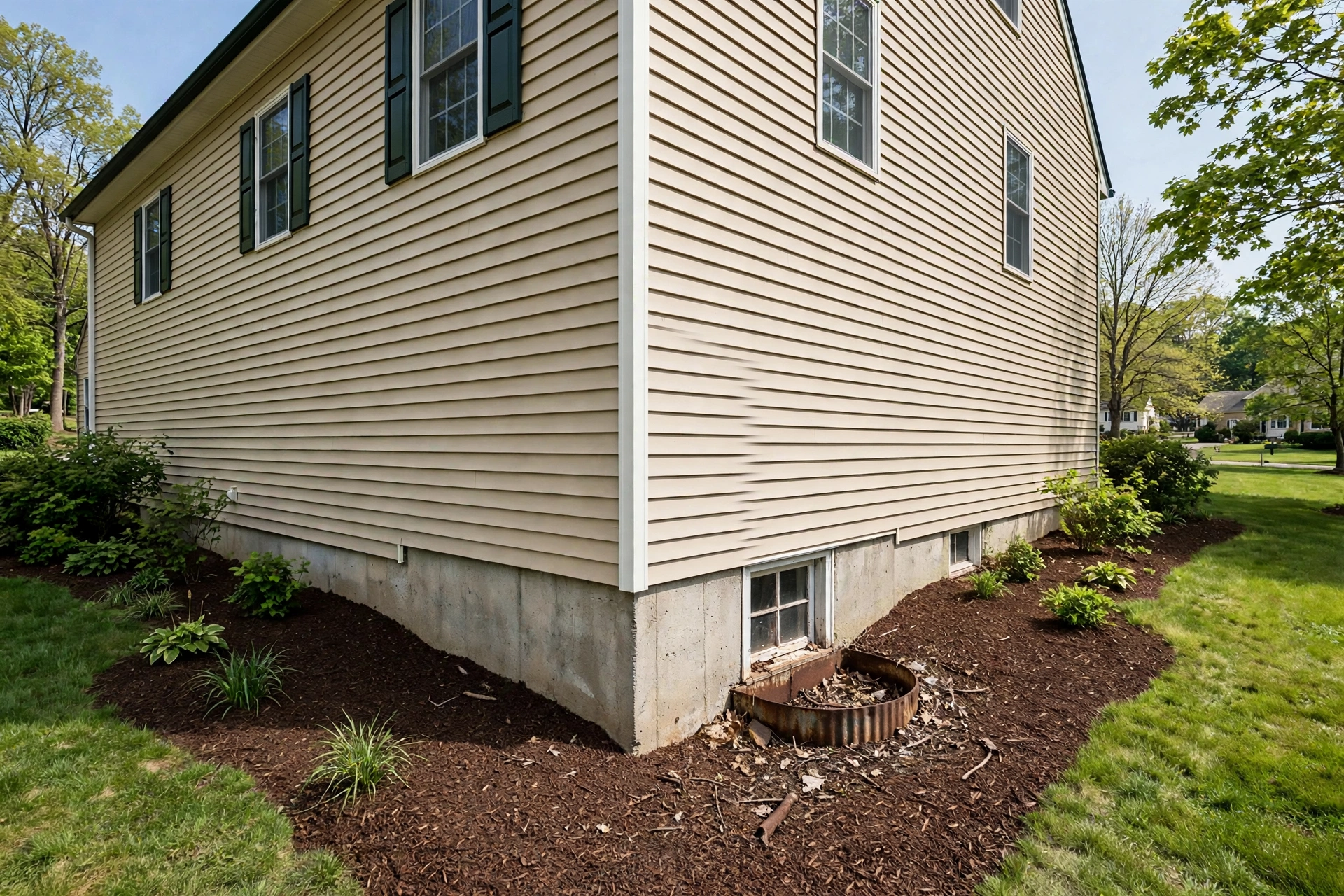 Before photo,  Egress Window Installation in Pointer Ridge, by Bowie Egress Windows Company