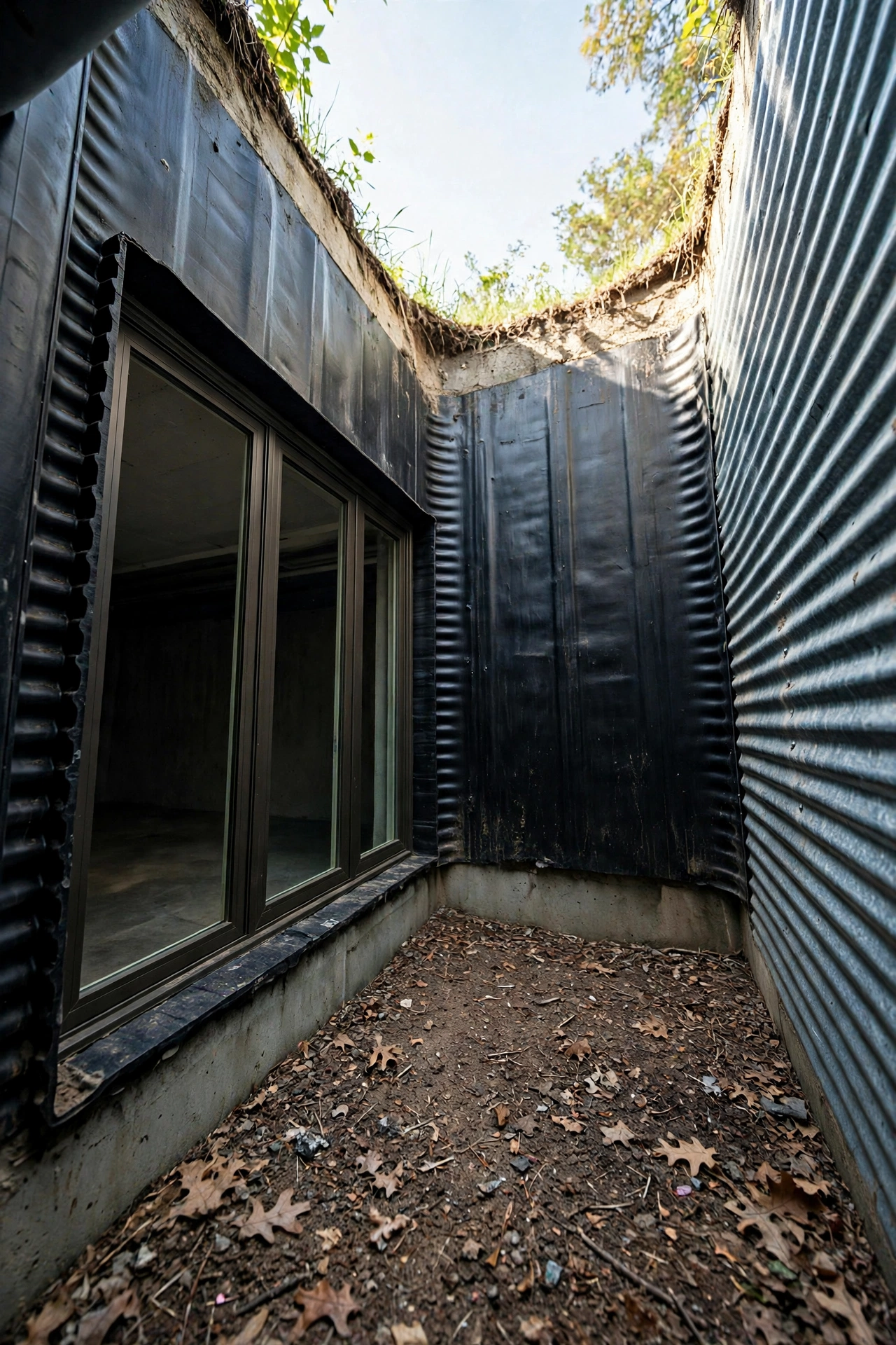 Before photo,  Egress Window Ladders in Kenhill, by Bowie Egress Windows Company