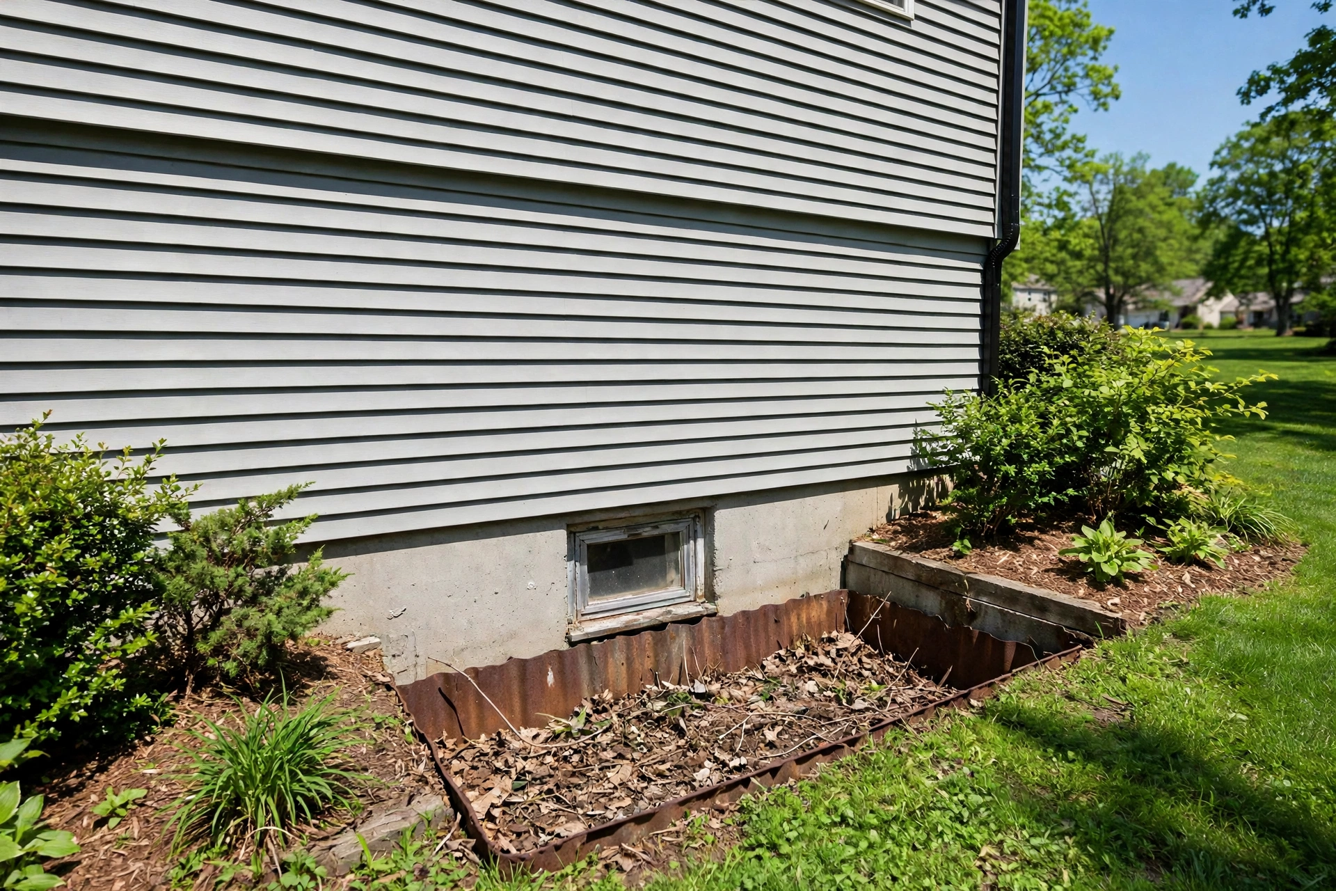 Before photo,  Sliding Egress Windows in Mitchellville, by Bowie Egress Windows Company
