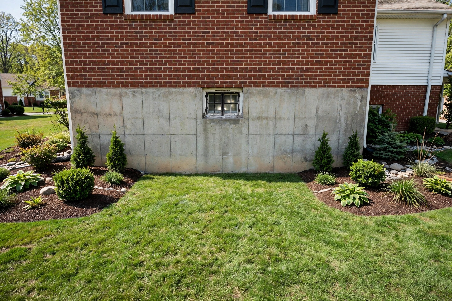 Before photo,  Window Enlargement and Concrete Cutting in Collington, by Bowie Egress Windows Company